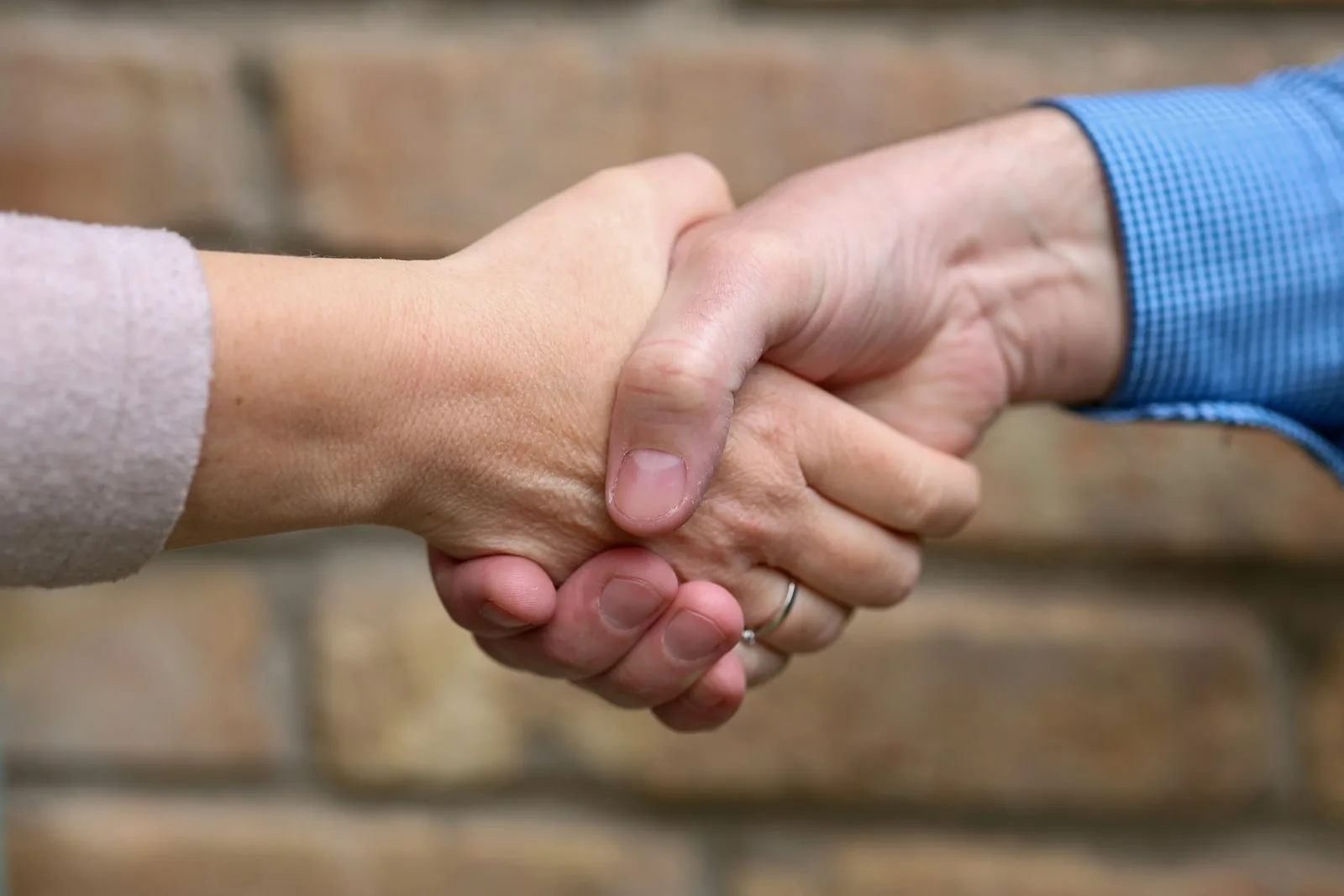 Business handshake